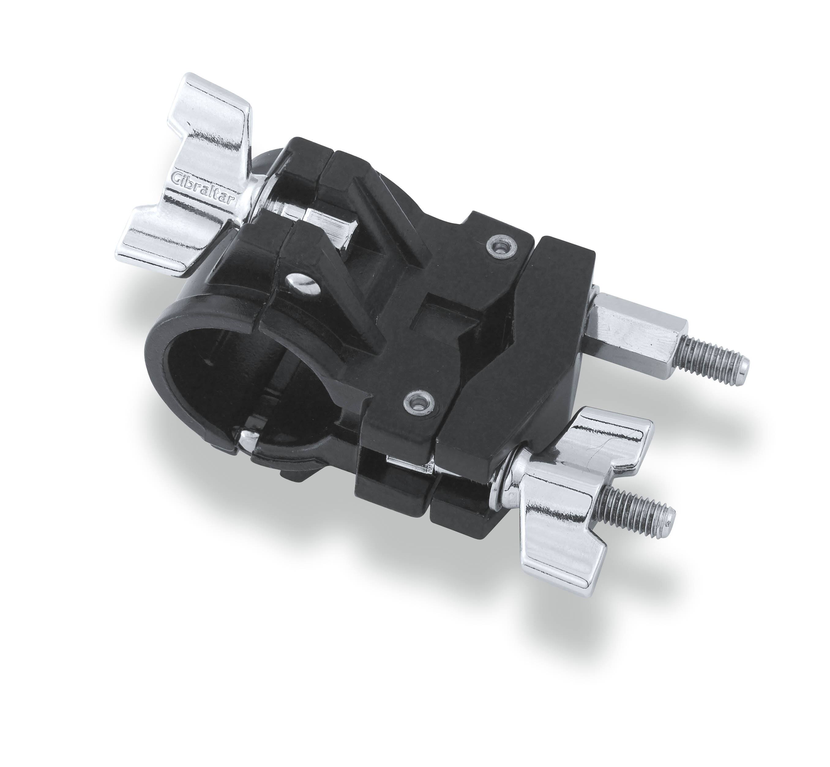 Front. Gibraltar Hardware - Power Rack Multi Clamp for 1.5-Inch Rack Bars, Mounts Toms, Cymbals, and Accessory Arms Securely to Drum Racks.