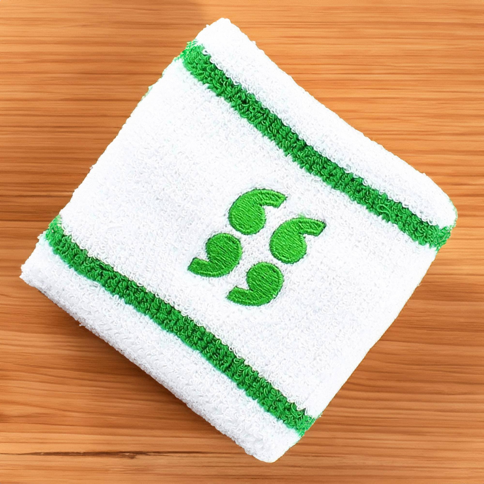 Alt View 10. Crowded Coop - Scott Pilgrim White & Green Athletic Wristband - White/Green.