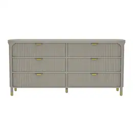 Manhattan Comfort - Park Contemporary 68" Dresser - Gray