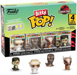 Funko - Bitty POP!: Jurassic Park - Raptor 4-Pack - COLLECTIBLES - Multicolor