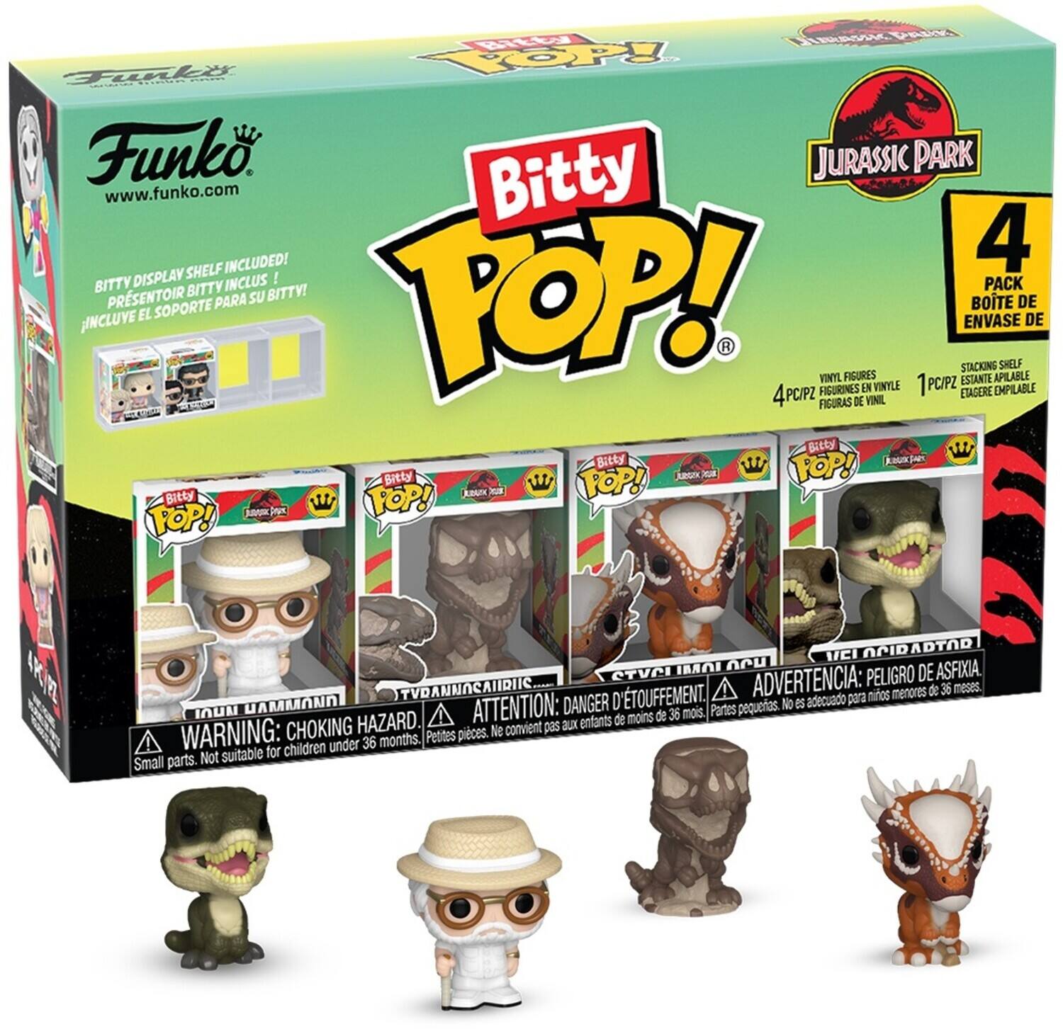 Funko Bitty POP!: Jurassic Park - Raptor 4-Pack - COLLECTIBLES