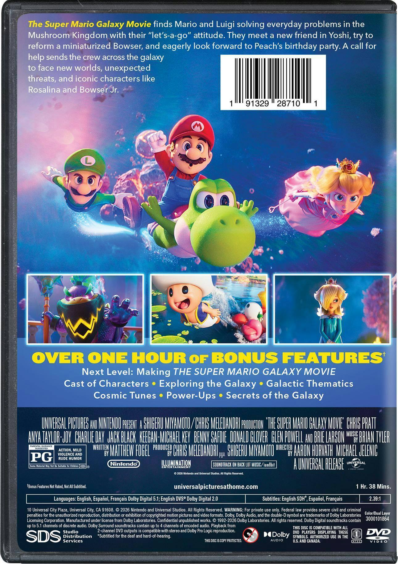 Back. The Super Mario Galaxy Movie   - DVD.