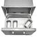 Back Zoom. Coyote Outdoor Living - 26" Pull Out Ice Chest - Stainless Steel.