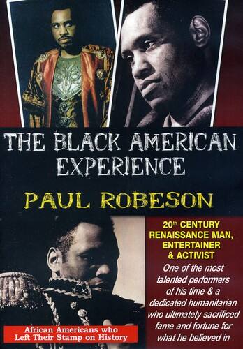 Paul Robeson 20th Century Renaissance Man, Entertainer & Activist - DVD