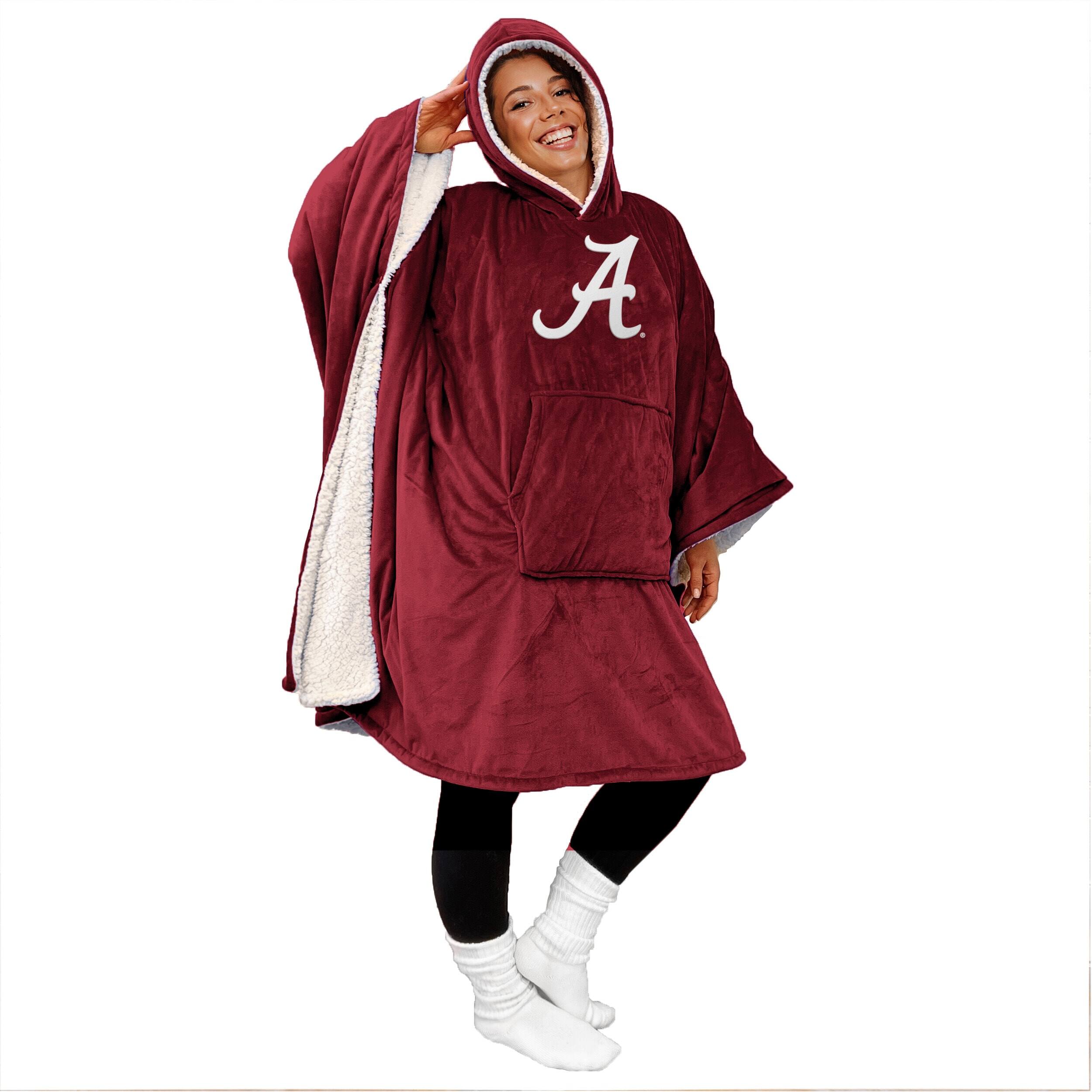 "Pegasus - Alabama Crimson Tide 60"" x 80"" Logo Patch Team Color Bloncho with Sherpa - Multicolor" price history on PriceWatchPro