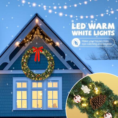 LED WARM WHITE LIGHTS  
Make your house more eye-catching and brighter