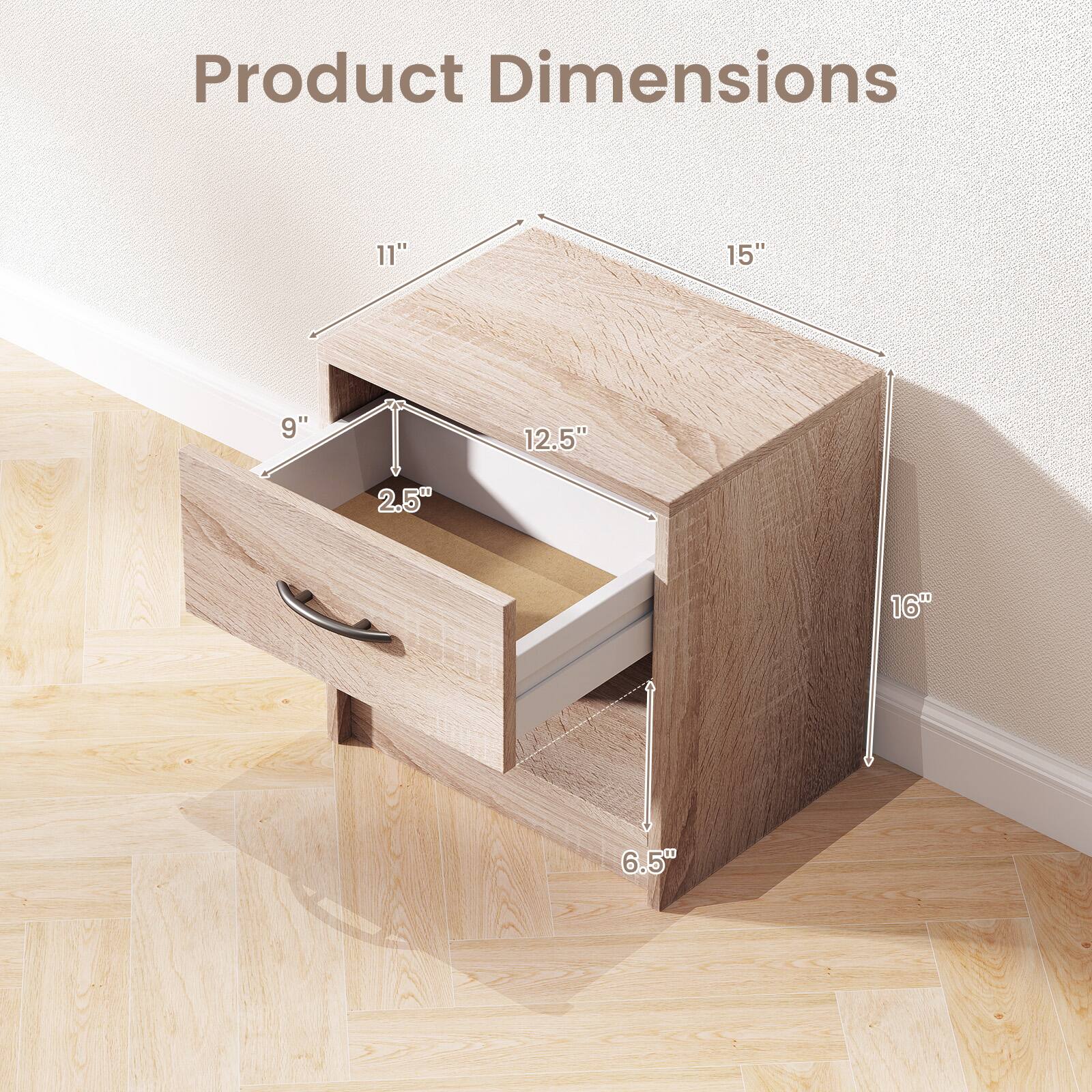 Product Dimensions: 11" x 15" x 9" x 12.5" x 2.5" x 16" x 6.5"
