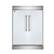 Front. Forno Appliances - 60 in. Wide Maderno 27.2 Cu. Ft. Built-In Side-by-Side Convertible Refrigerator/Freezer with Decorative Grill - White.