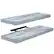 Front. Sorbus - 2 Pack (24"x9") Sorbus Floating Wall Shelves for Bedroom, Decor, Kitchen, Living Room - for Trophies, Frames, Bookshelf - Blue.