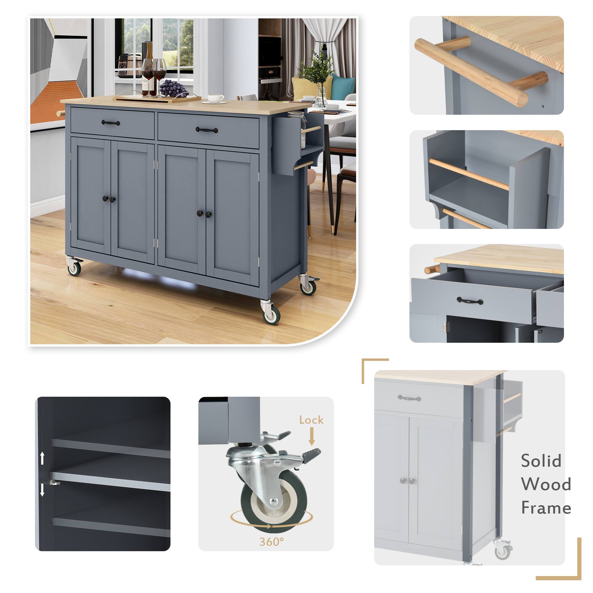 Lock Solid Wood Frame 360