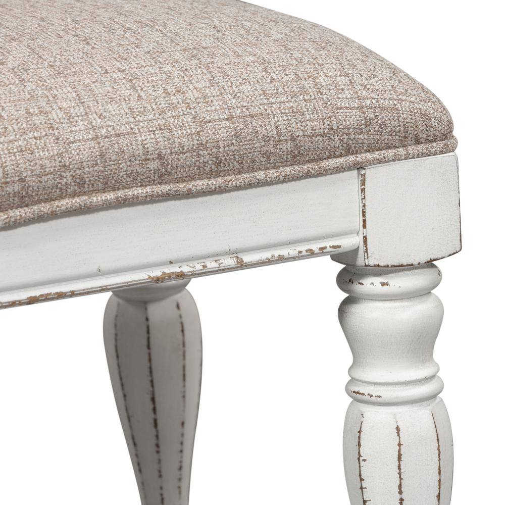 Alt View 2. Liberty Furniture Industries - Magnolia Manor Accent Bench in Antique White - White.