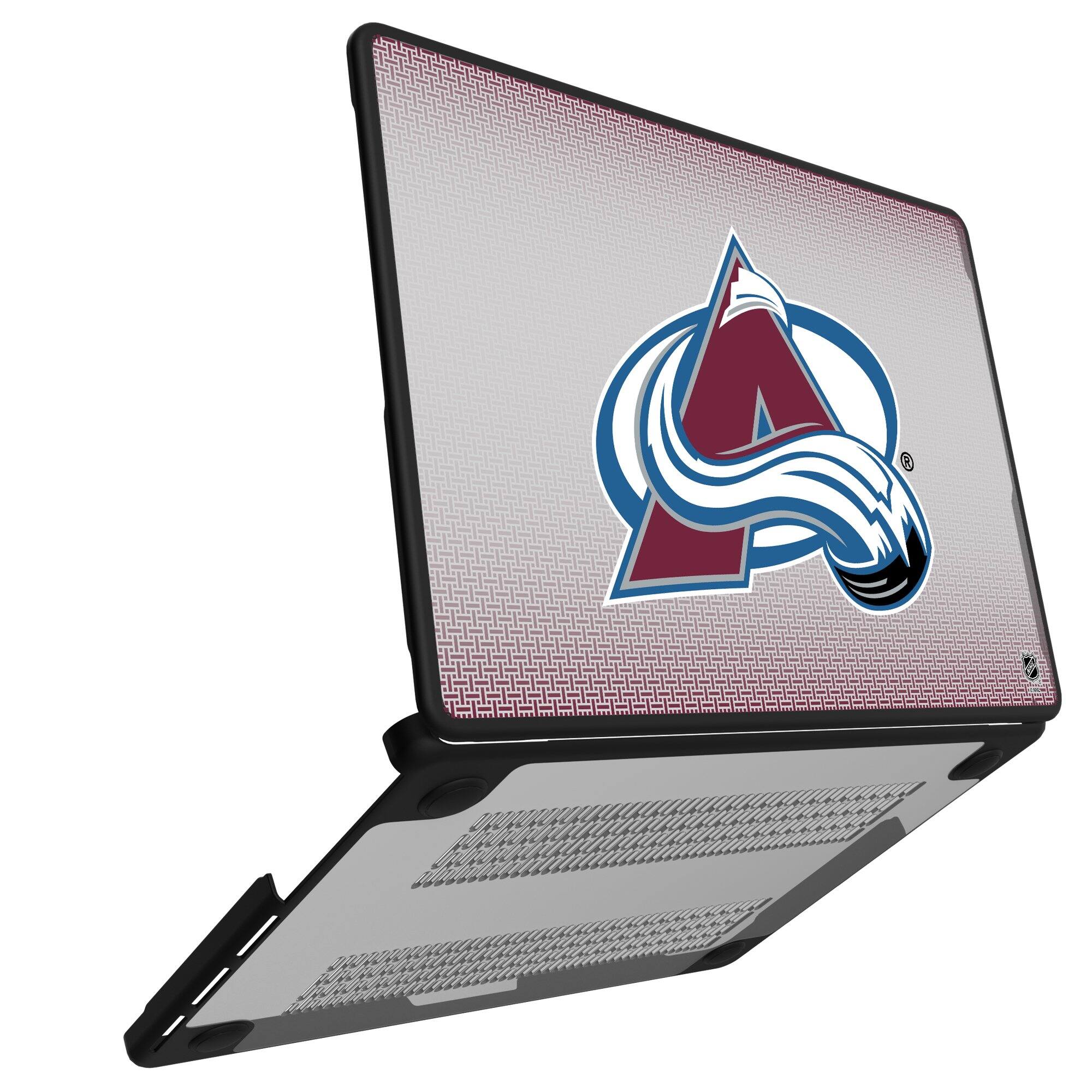 Alt View 1. Keyscaper - Colorado Avalanche Linen MacBook Case - Air 15 in - Multicolor.
