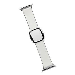 Apple - Watch Band - Modern Buckle (41mm) - Chalk - Medium - White