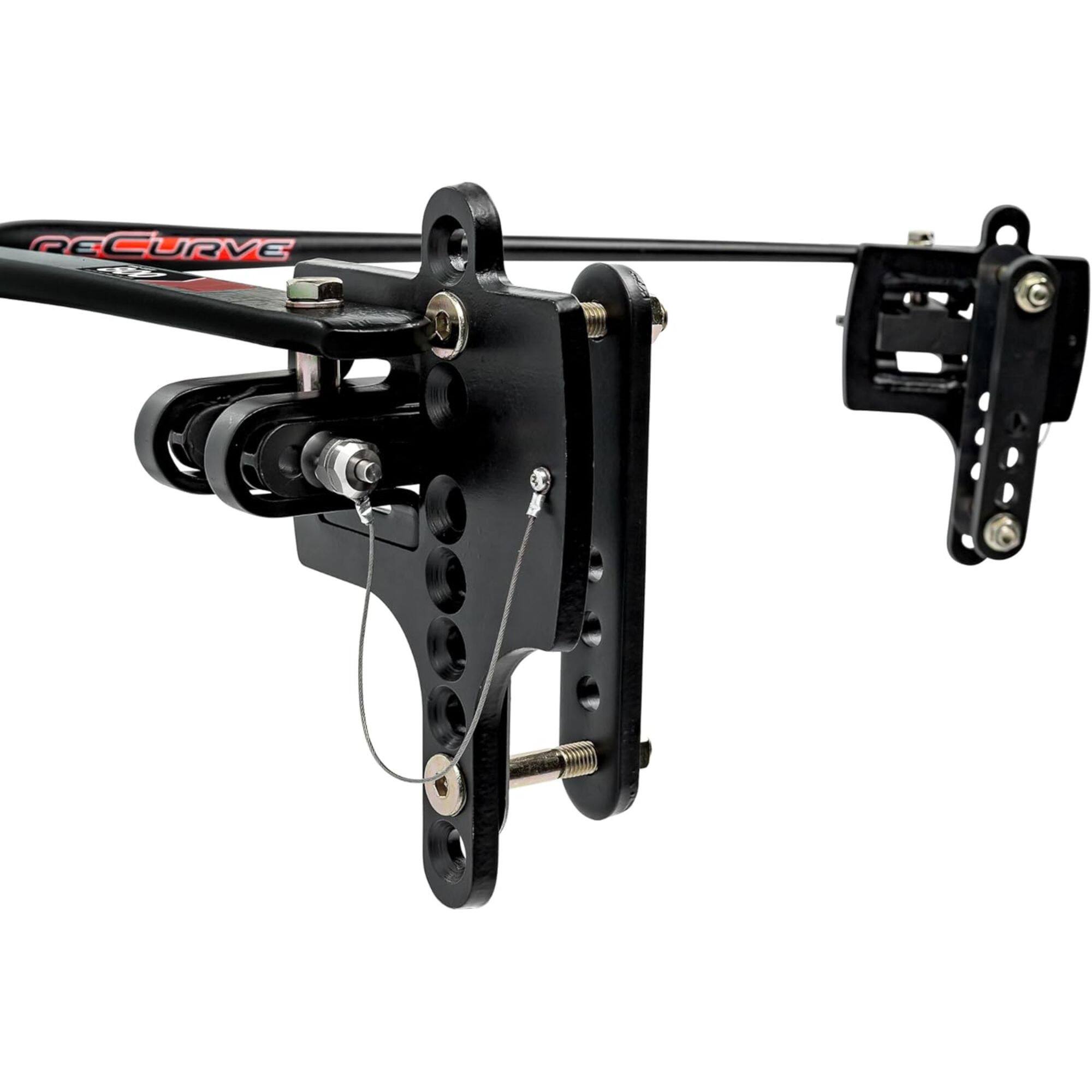 Alt View 4. EAZ LIFT - Camco Eaz-Lift ReCurve R3 800Lb Weight Distribution Hitch, Sway Control, 48782 - Black.