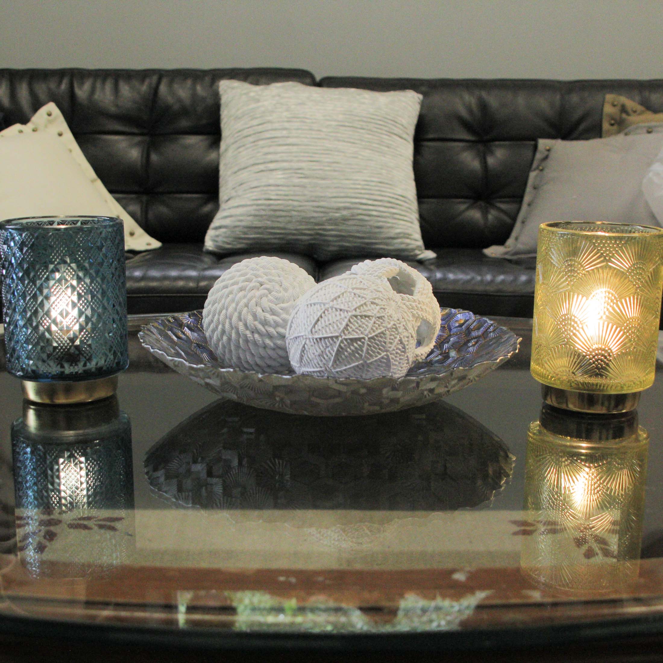 Alt View 3. Things2Die4 - White Orb Rope Balls – 4" Coastal Accent Orbs for Nautical-Inspired Home Decor - White.