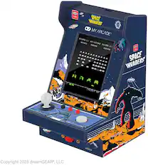 SPACE INVADERS
MY ARCADE
SCORE<1> 00000
HI-SCORE 00000
SCORE<2> 00000
CREDIT 00
Copyright 2023 dreamGEAR®, LLC