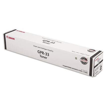 Canon GPR-33 Toner
Smart and Intelligent Quality
GPR-33 Toner
imageRUNNER ADVANCE C7055 / C7065
For: Pour: Para:
Genuine
Canon GPR-33 Toner