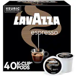 Lavazza - Espresso Keurig K-Cup® Pods, Medium Roast, 100% Arabica (160 Pods, 4 x 40 Count)