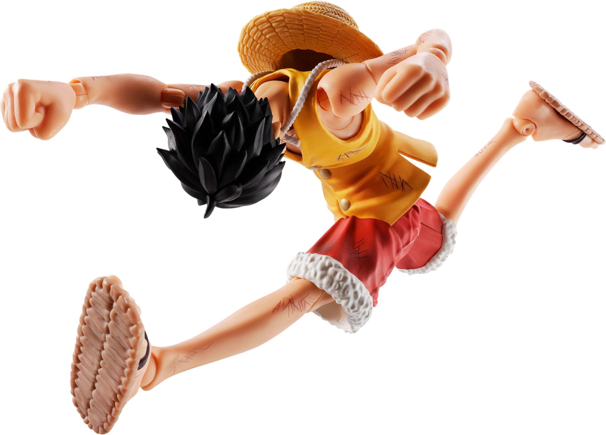 Alt View 2. Bandai - 7.1" Monkey D Luffy - Summit War of Marineford - S.H.Figuarts.