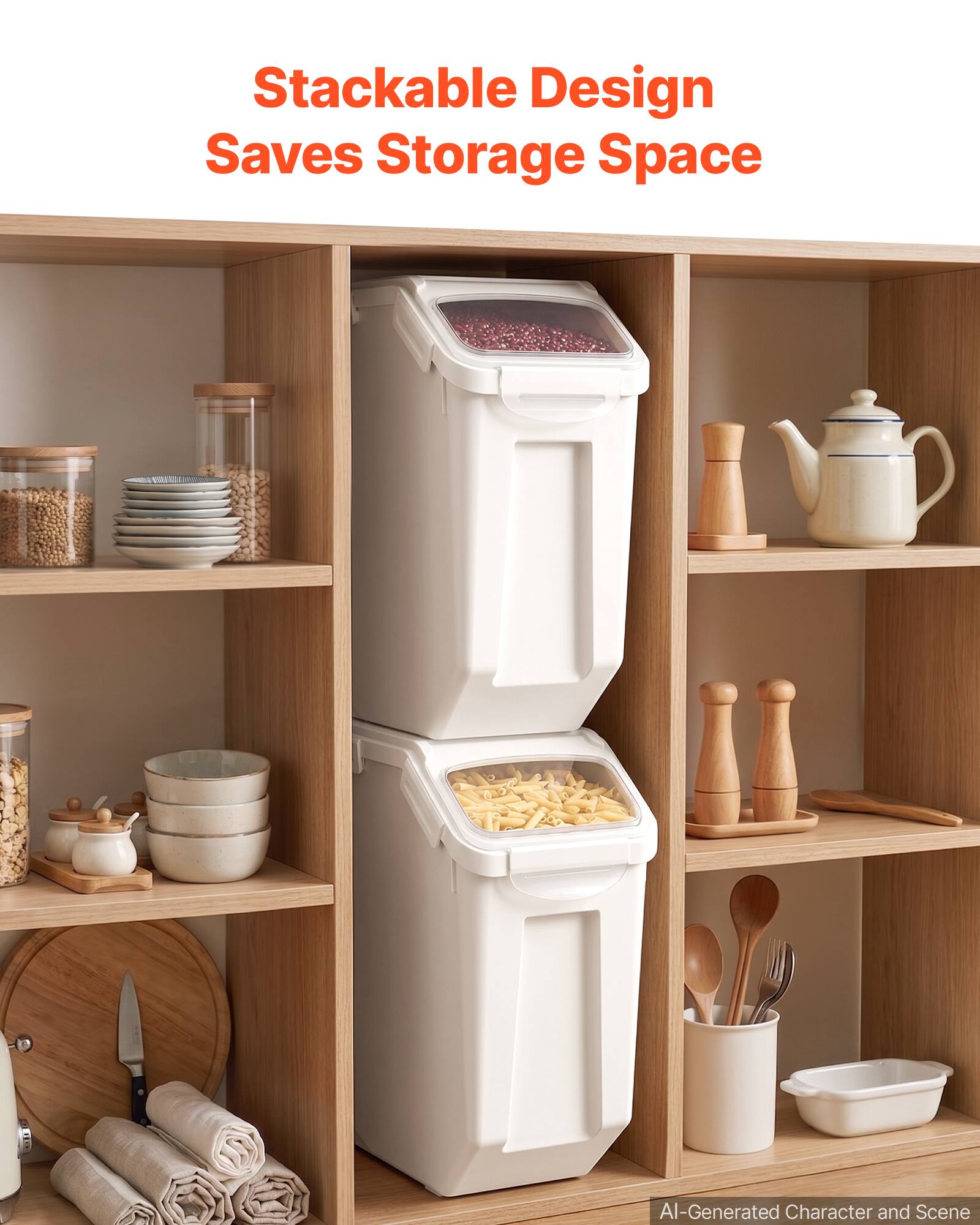 Stackable Design Saves Storage Space

AI-Generated Character and Scene