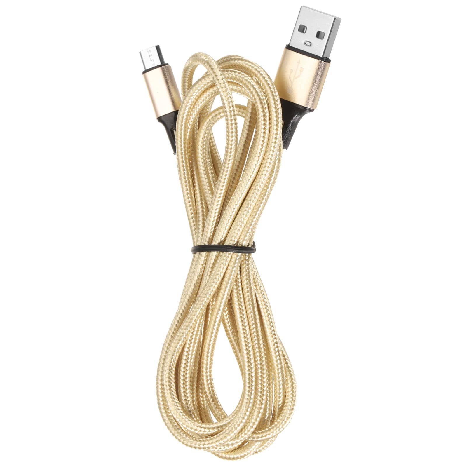 Unique Bargains - Controller Charger Cable 6Ft USB A to Micro USB Fast Charging Cord - Gold