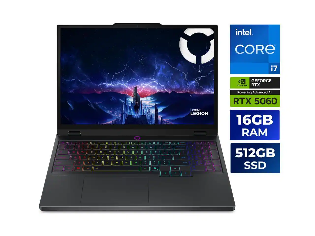 Lenovo - Legion 5i - 15.1" RTX 5060 - i7-14700HX - 16GB - 512GB SSD - 165Hz OLED - Windows 11 (83LY000LUS)