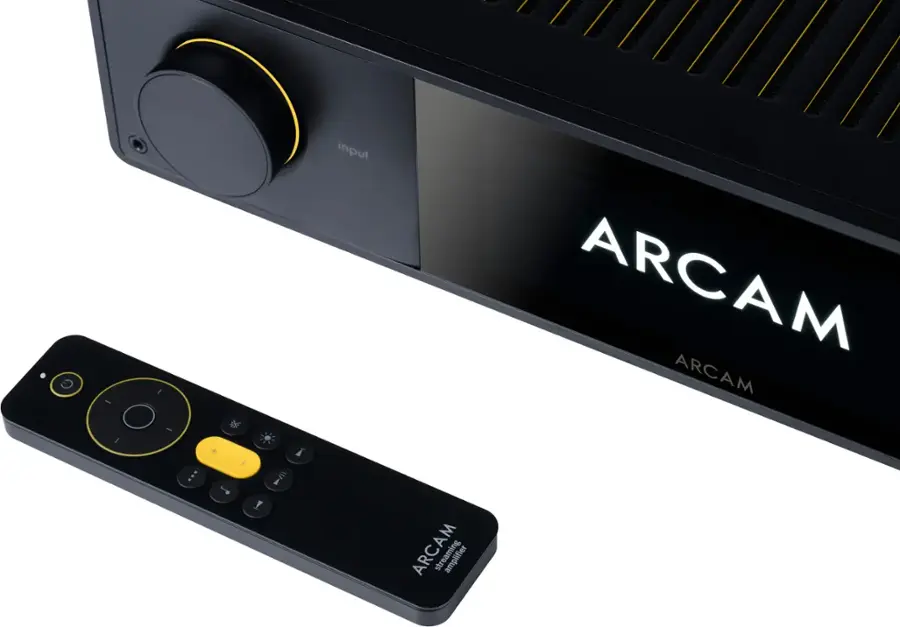 The text on the image reads: "ARCAM amplifier ARCAM ARCAM."