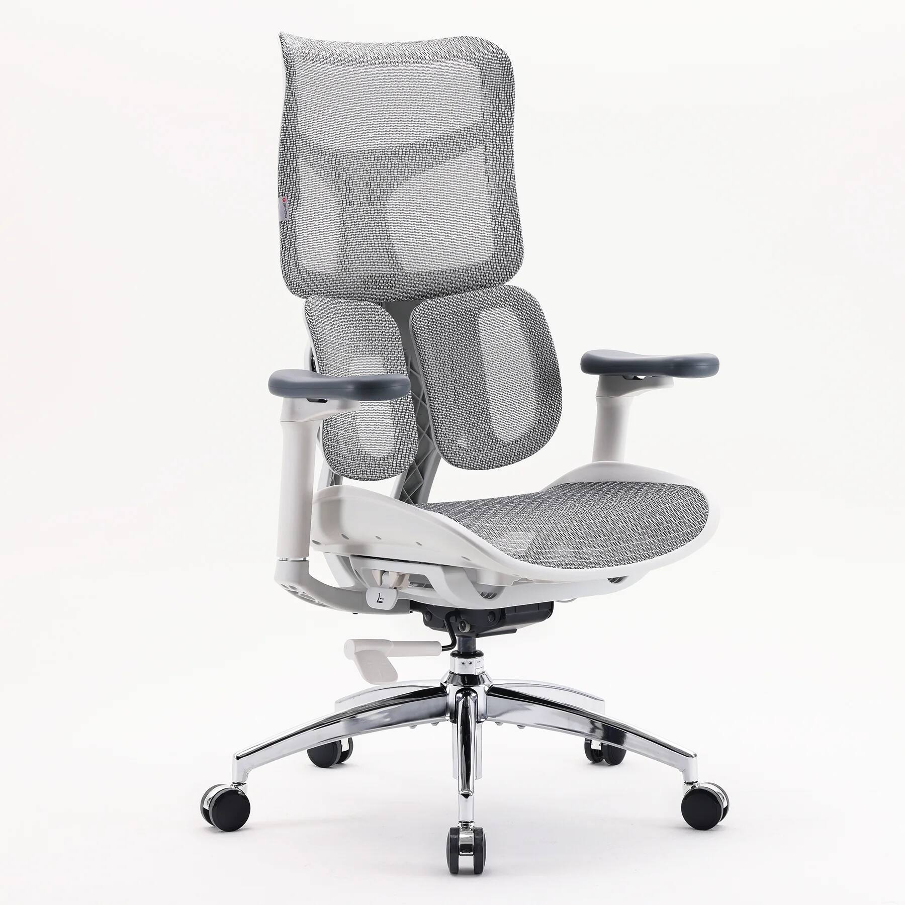 Angle. SIHOO - Doro S100 Ergonomic Office Chair with 3 Back Support Model 5-Level Adjustable Backrest - Gray.
