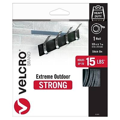 Velcro - Velcro® Brand Extreme Outdoor 1" x 10' Hook & Loop Fastener Roll - Titanium