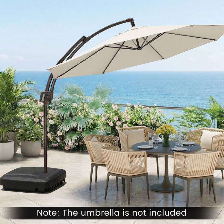 Note: The umbrella is not included