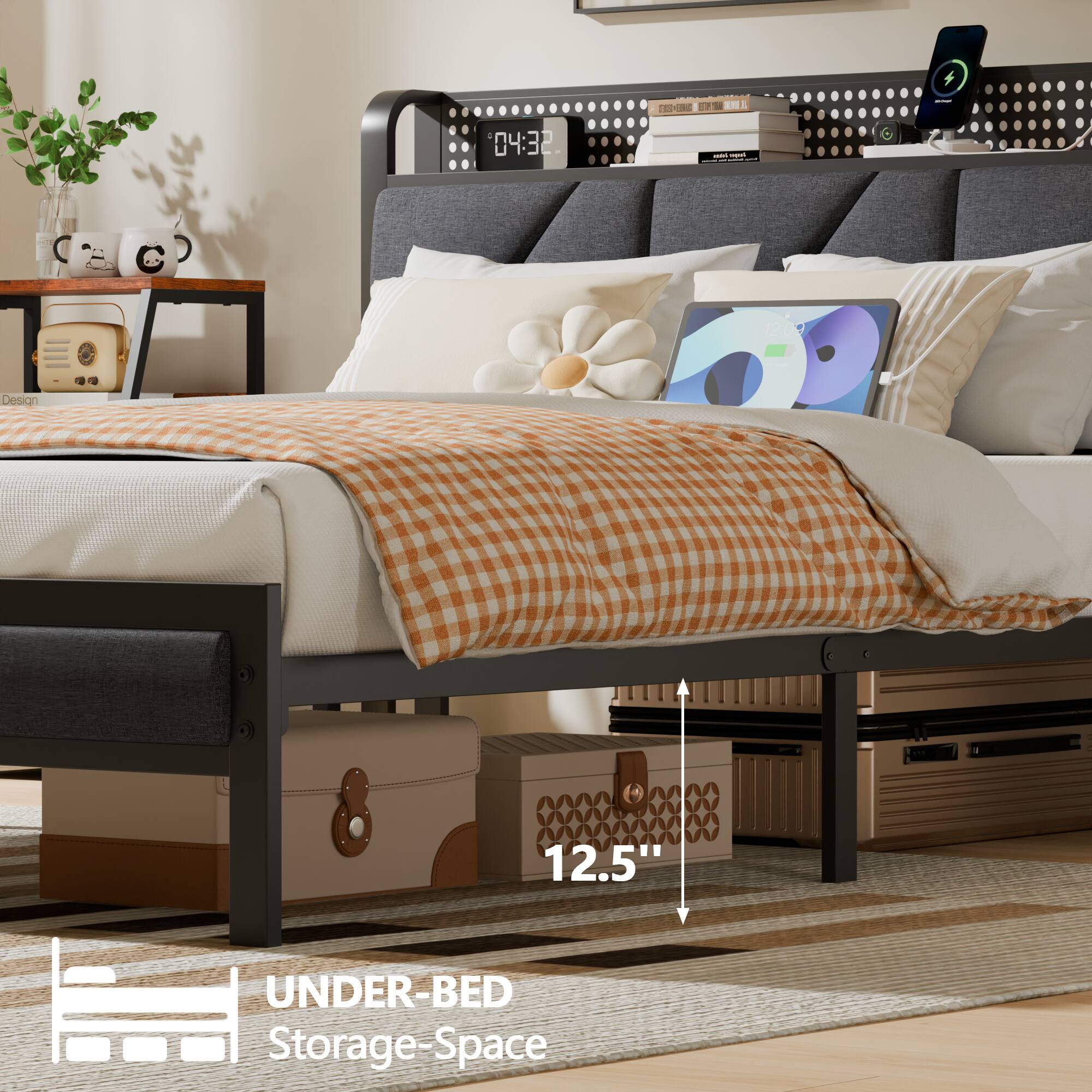 + 4 04:32 TEP-ONE EFS - - I 10 Design 12.5" UNDER-BED Storage-Space