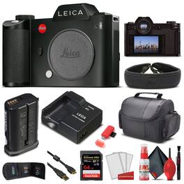 Bundle - Leica - SL (Typ 601) Mirrorless Digital Camera (10850) + 64GB Extreme Pro Card + Card Reader + Case + Memory Wallet - Star