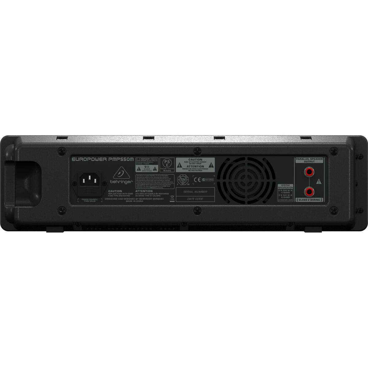 EUROPOWER PMP3000

behringer

CAUTION | ATTENTION

PARALLEL SPEAKER OUTPUT

CAUTION | ATTENTION

CONSTRUCTED AND DESIGNED BY BEHRINGER GERMANY

MADE IN CHINA

TUV CE

C

S

ED

N

U

R

I

D

A

E

C

F

E

I

M

T

O

C

E

D

E

S

+