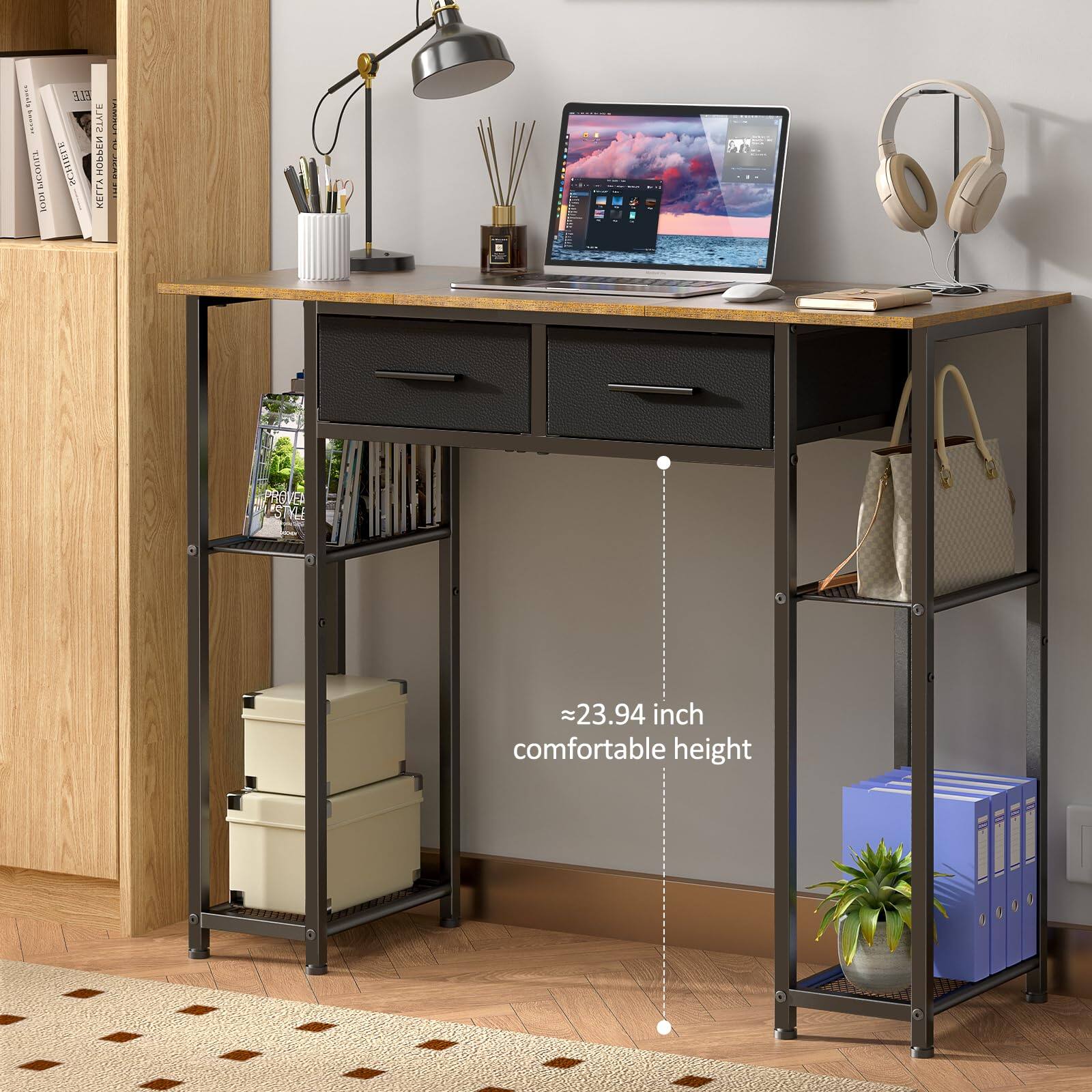 Class. ELE I STYLE LCKHITA SCHIETE HUDDE Y i KELLY MITUE I 23.94 inch comfortable height