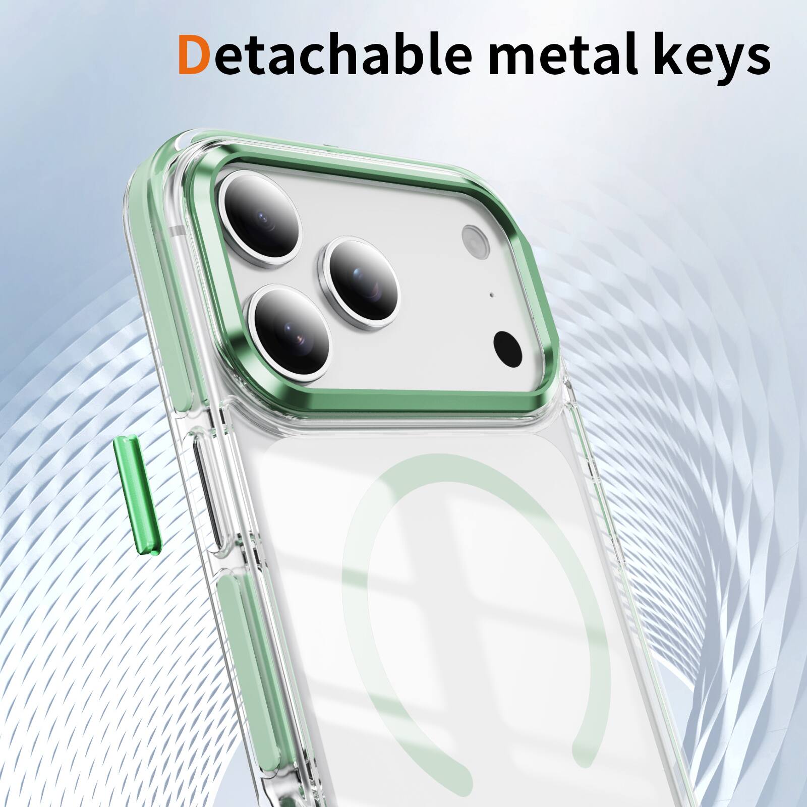 Dteck Magnetic Case for Apple iPhone 17 Pro Max, Clear Shockproof ...