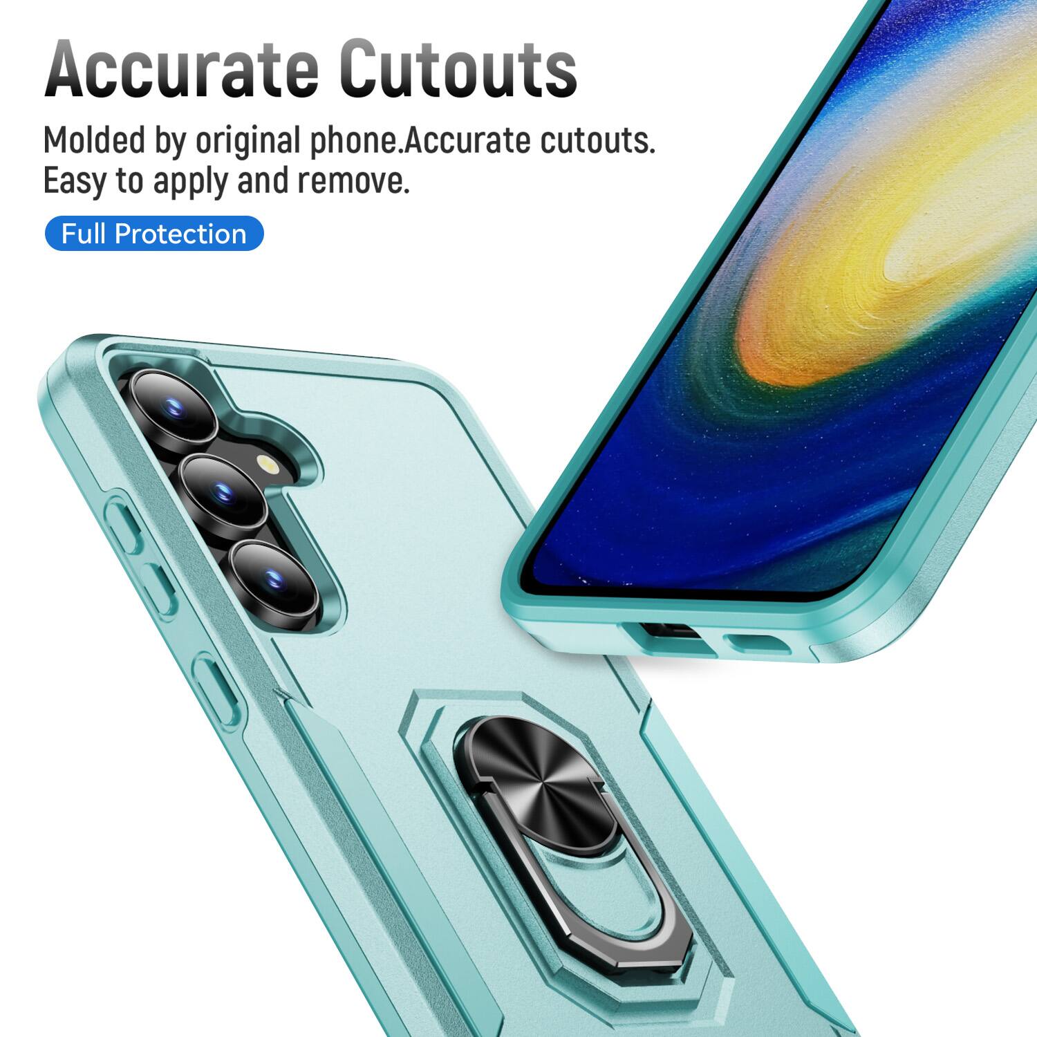 Accurate Cutouts  
Molded by original phone. Accurate cutouts. Easy to apply and remove.  
Full Protection