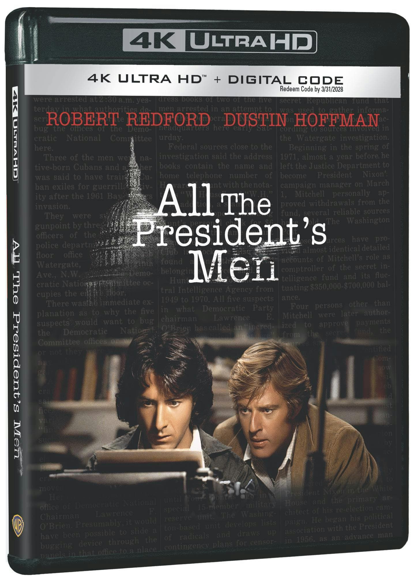 All the President's Men 4K Blu Ray [Standard] [4K Ultra HD Blu ray