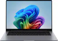 Samsung - Galaxy Book6 - Copilot+ PC - 16" IPS LED Touch Screen Laptop - Intel Core Ultra 7 - 16GB Memory -512GB SSD - Gray - Front_Zoom