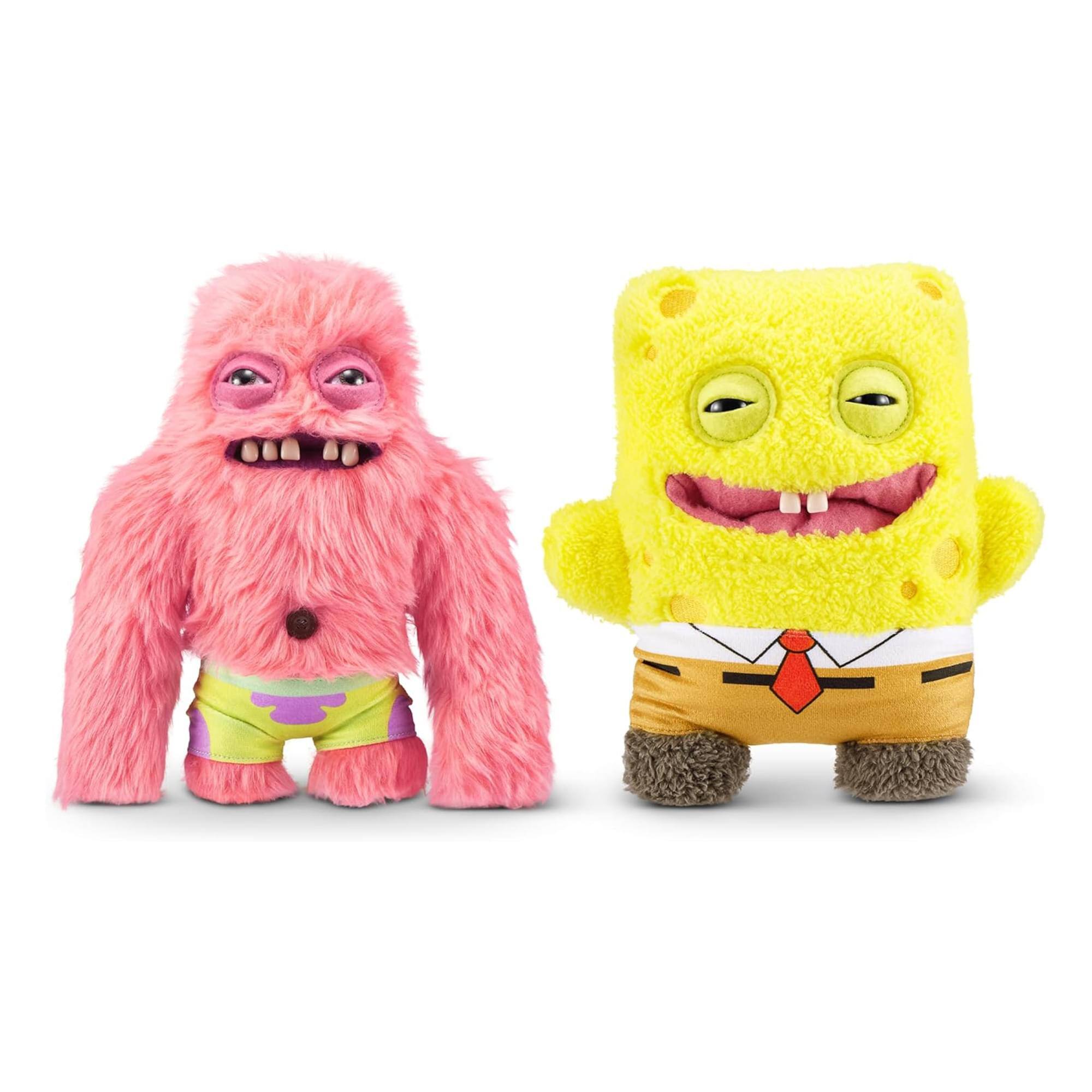 Alt View 5. ZURU - SpongeBob SquarePants x Fuggler 9 Inch Collector Plush | Patrick - Pink.