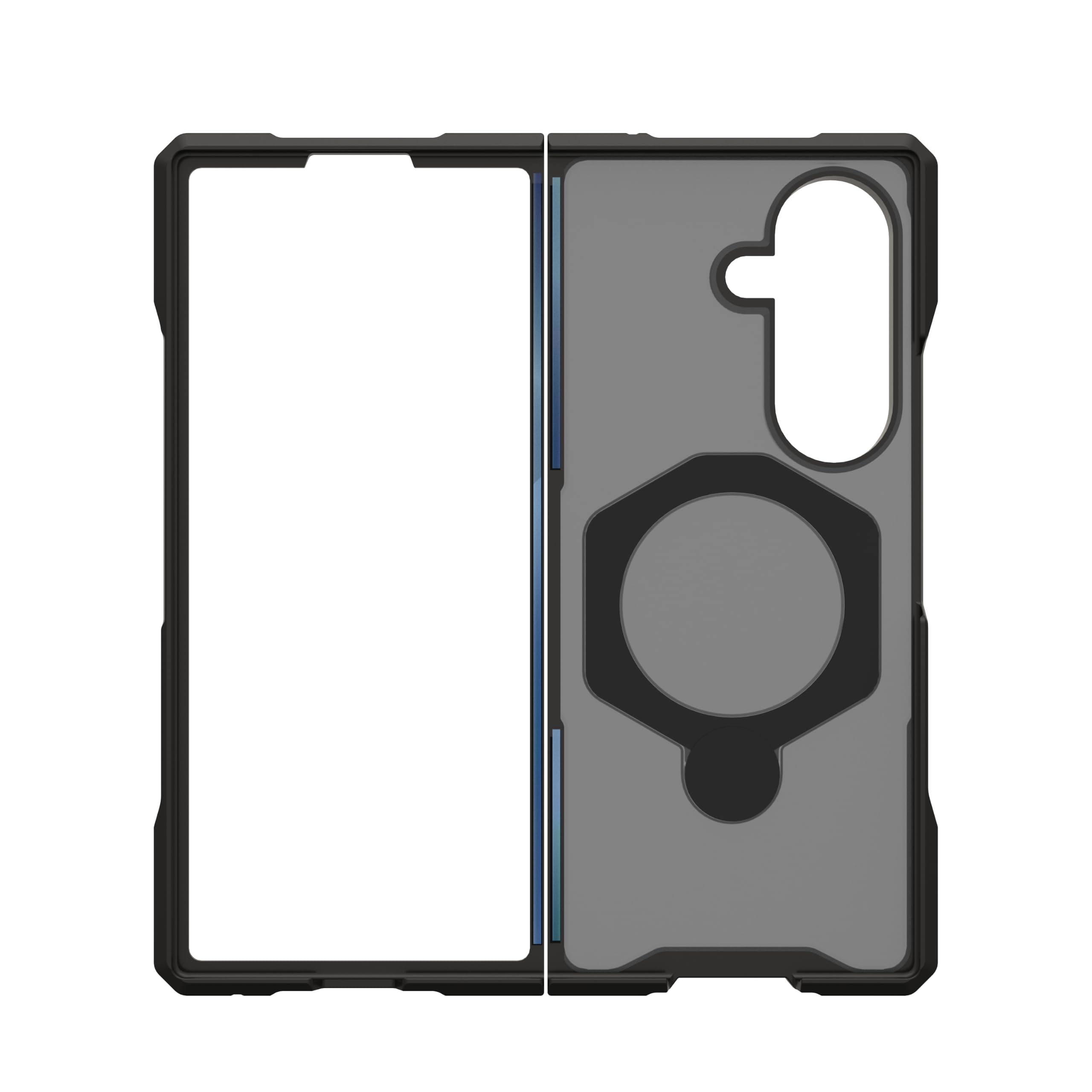 Alt View 7. UAG - Designed for Samsung Galaxy Z Fold8 Ultra Case, 360 Rotatable Kickstand, Mouve XTE - Ash.