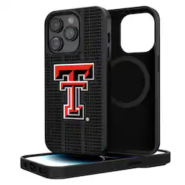 Keyscaper - NCAA - Texas Tech Red Raiders Primary Logo iPhone Magnetic Bump Case - 13 - Black