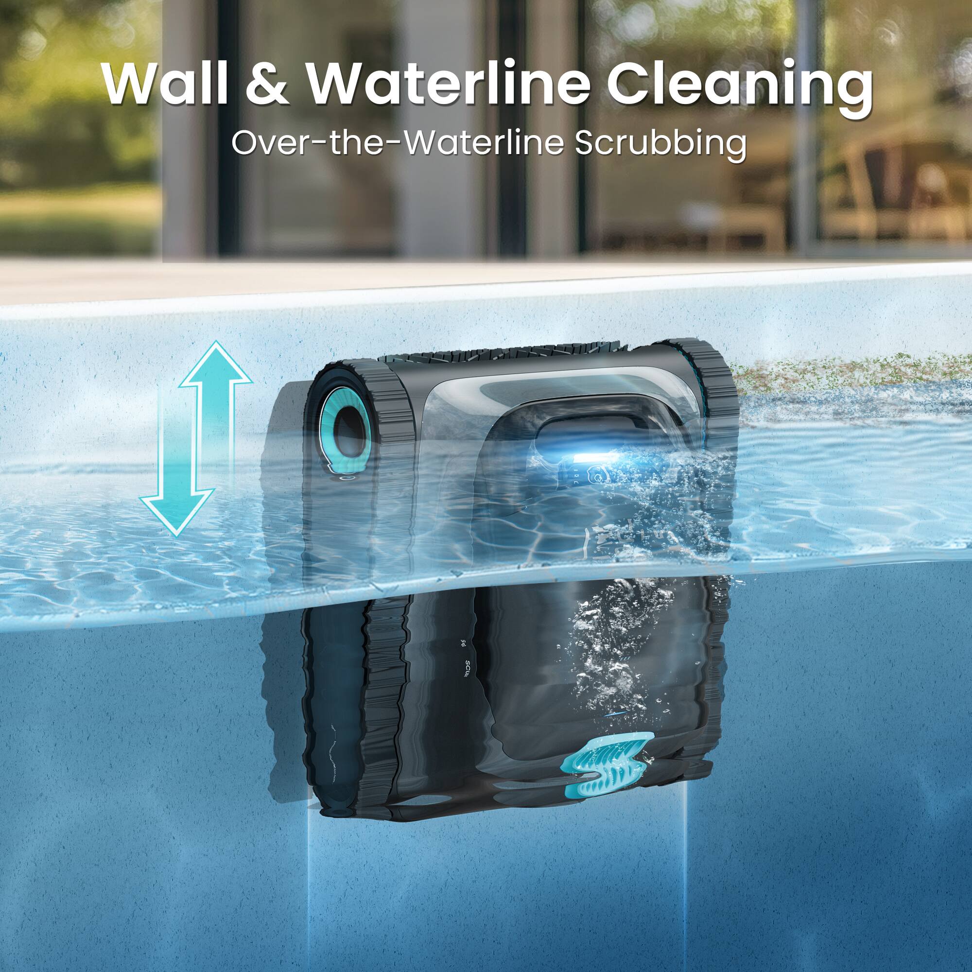 Wall & Waterline Cleaning  
Over-the-Waterline Scrubbing