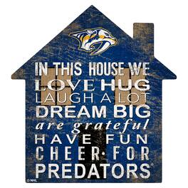 Fan Creations - Nashville Predators 12'' Team House Sign - Multicolor