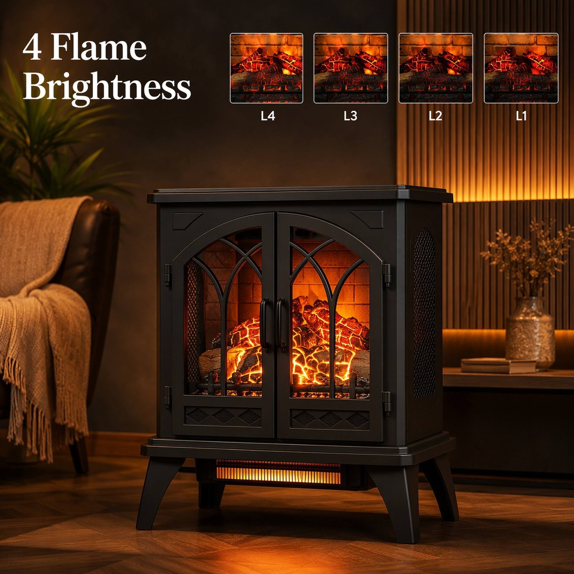 4 Flame Brightness  
L4 L3 L2 L1