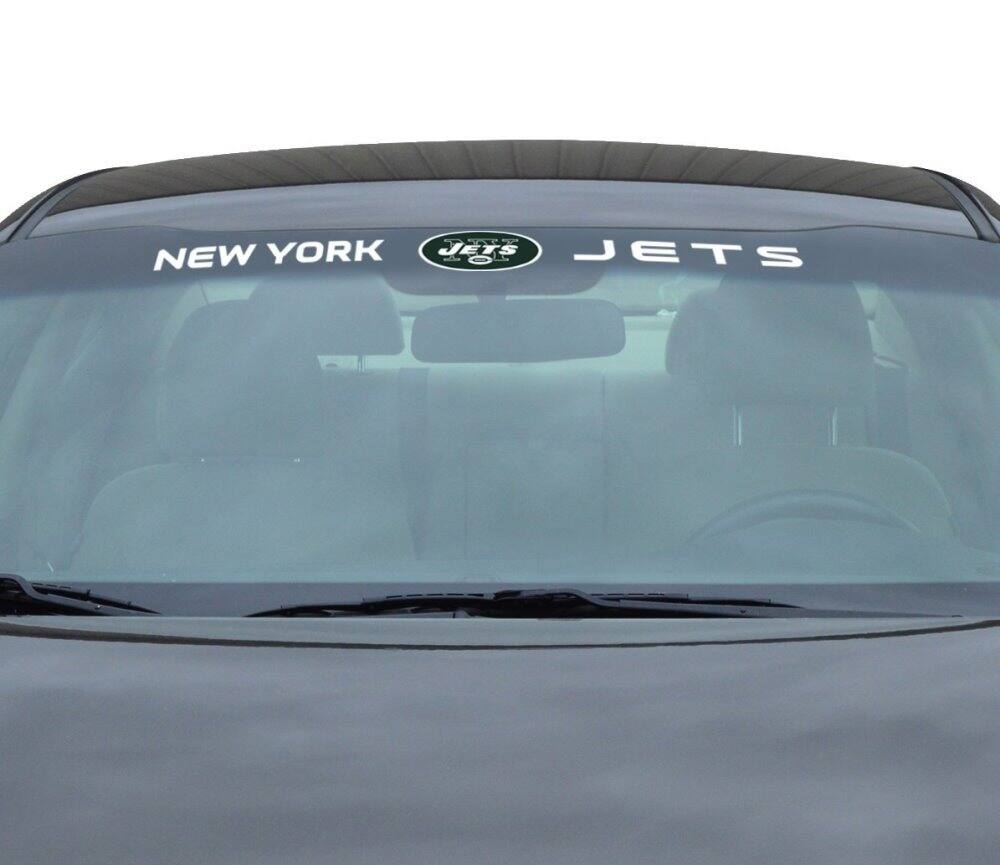 Evergreen Decor - New York Jets Licensed Auto Car Truck Windshield Decal - Multi