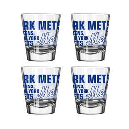 Logo Brands - 4-Pack 2oz. Shot Glass Set - Multicolor