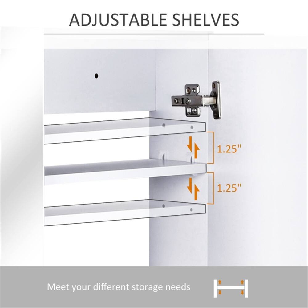 ADJUSTABLE SHELVES

1.25" 1.25"

Meet your different storage needs
