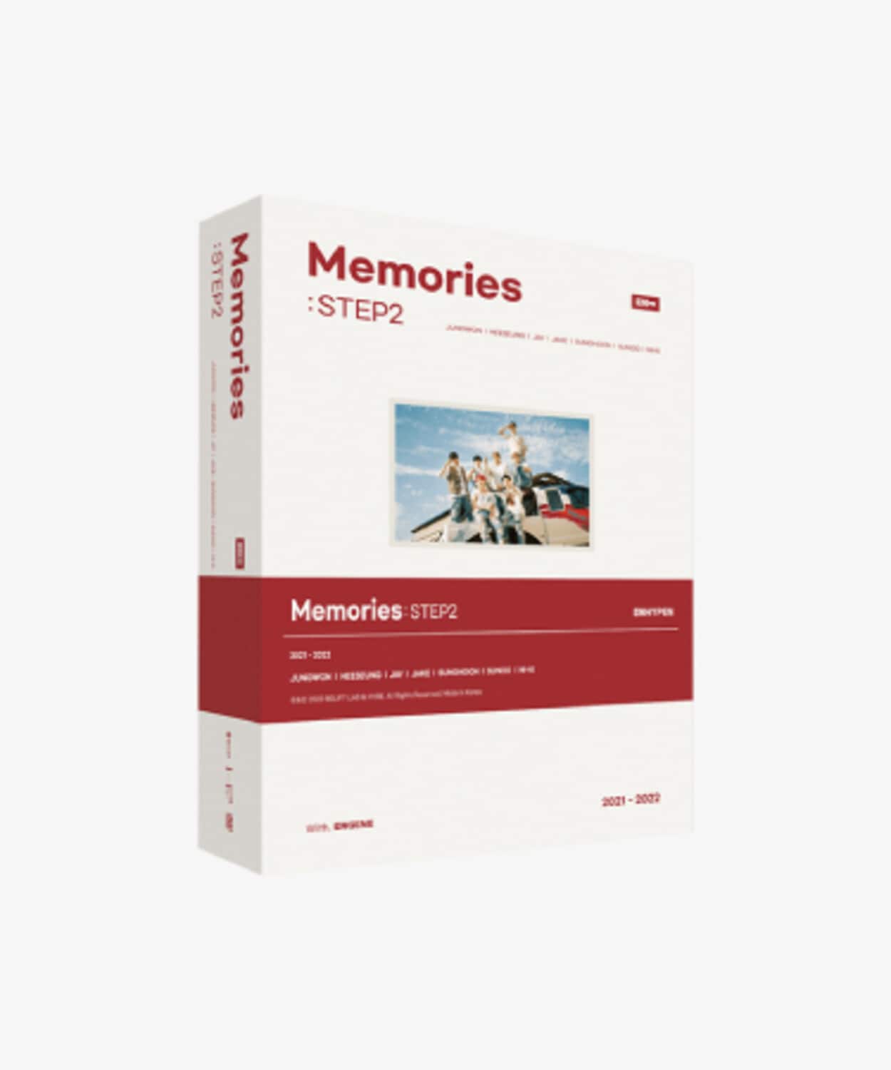 ENHYPEN - Memories: Step 2 - 3 Disc Set incl. Folding Poster, Film Photo + Photocard  - DVD