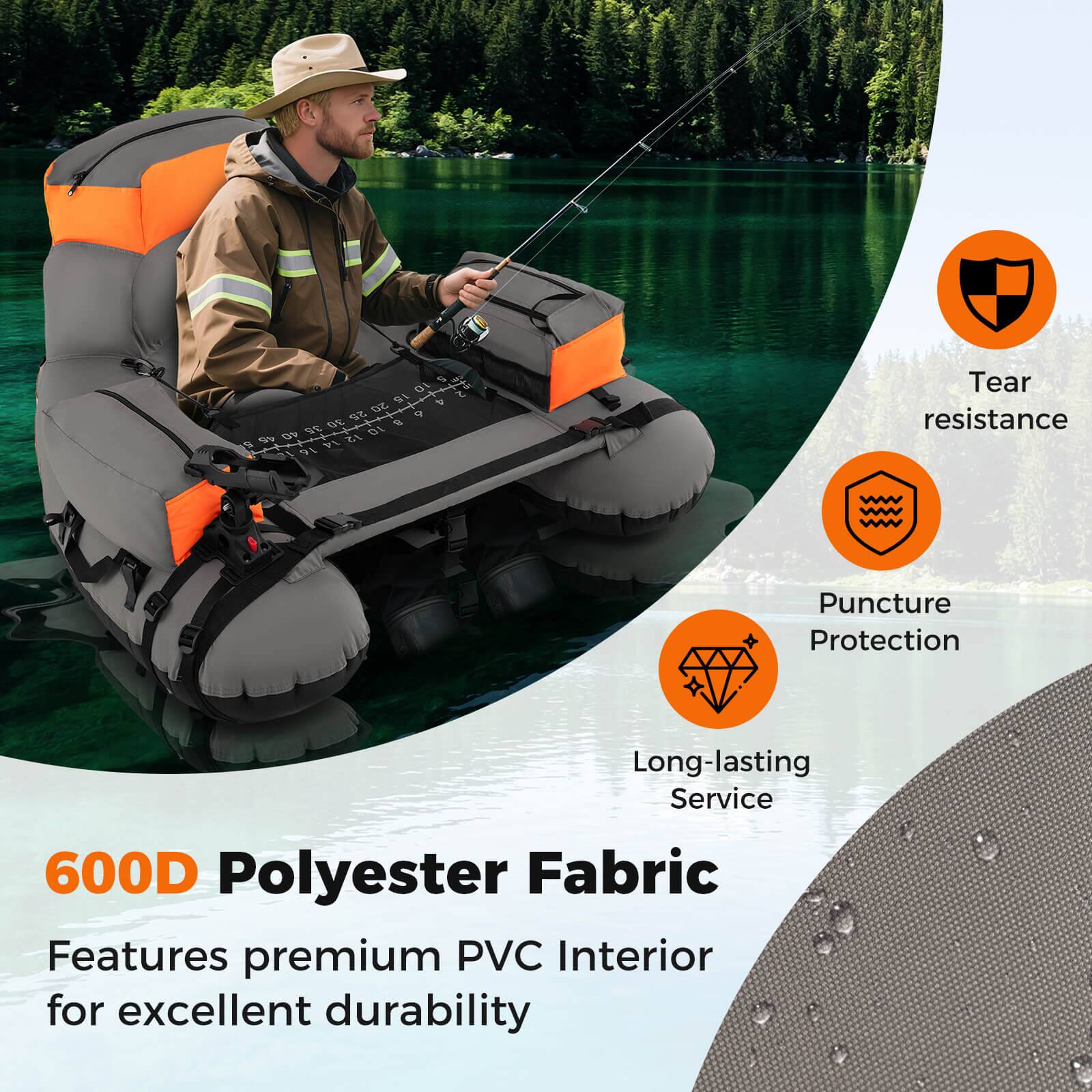 - GI H S1 T iSc.  
- 25 9 % 1 09 D1  
- Tear resistance  
- Puncture Protection  
- Long-lasting Service  
- 600D Polyester Fabric  
- Features premium PVC Interior for excellent durability