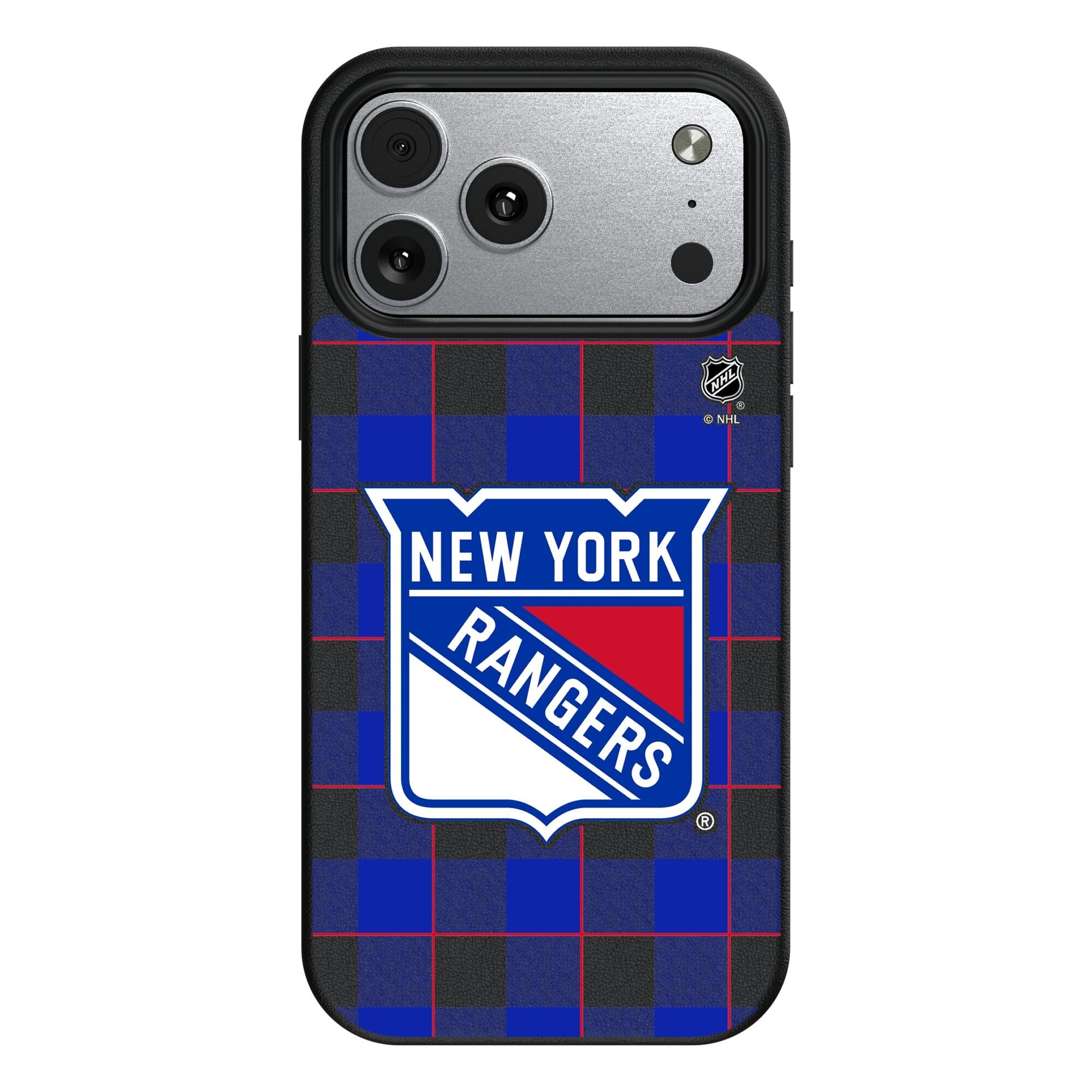 Keyscaper - NHL - New York Rangers Plaid iPhone Magnetic Bump Case - 17 Pro - Black price history on PriceWatchPro